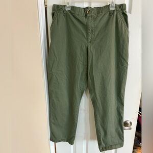 Women’s olive chino pants
